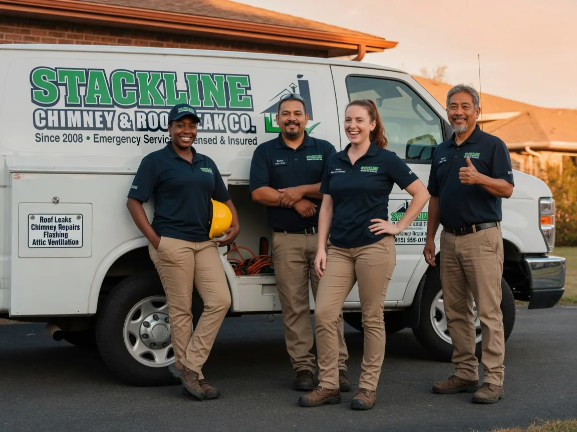 Chimney flashing repair company in Giddings, TX